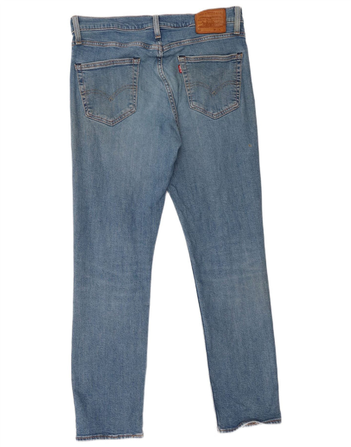 Мужские узкие джинсы Levi's W34 L30 синие, хлопок