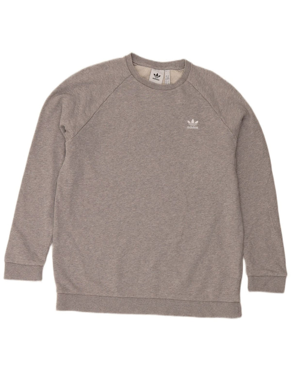 Мужской свитер Adidas Jumper XL Серый хлопок в крапинку