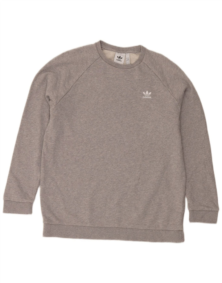 Мужской свитер Adidas Jumper XL Серый хлопок в крапинку
