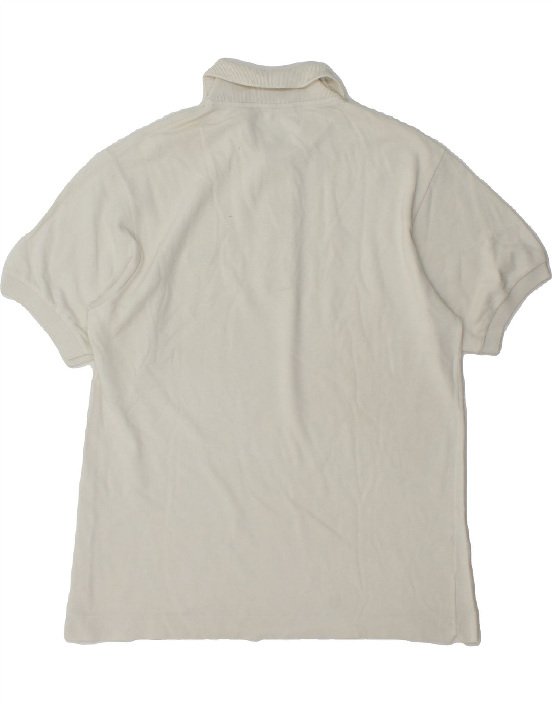 LACOSTE Mens Polo Shirt Size 3 Small White Cotton Vintage Lacoste and Second-Hand Lacoste from Messina Hembry 