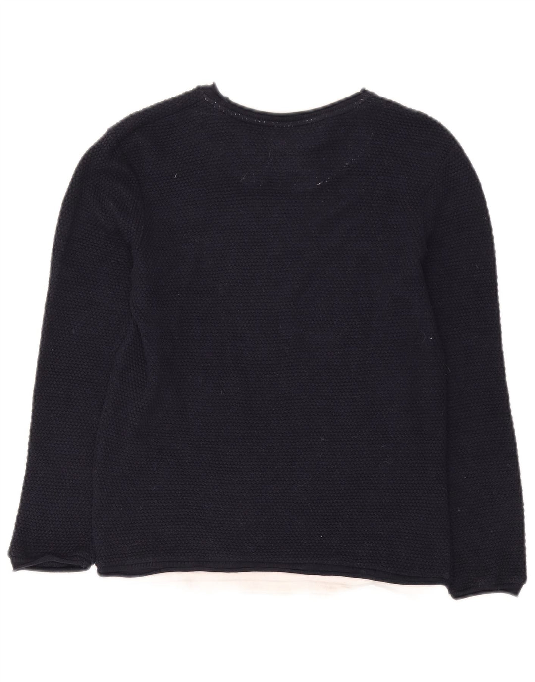 Мужской джемпер с круглым вырезом Zara, средний темно-синий
