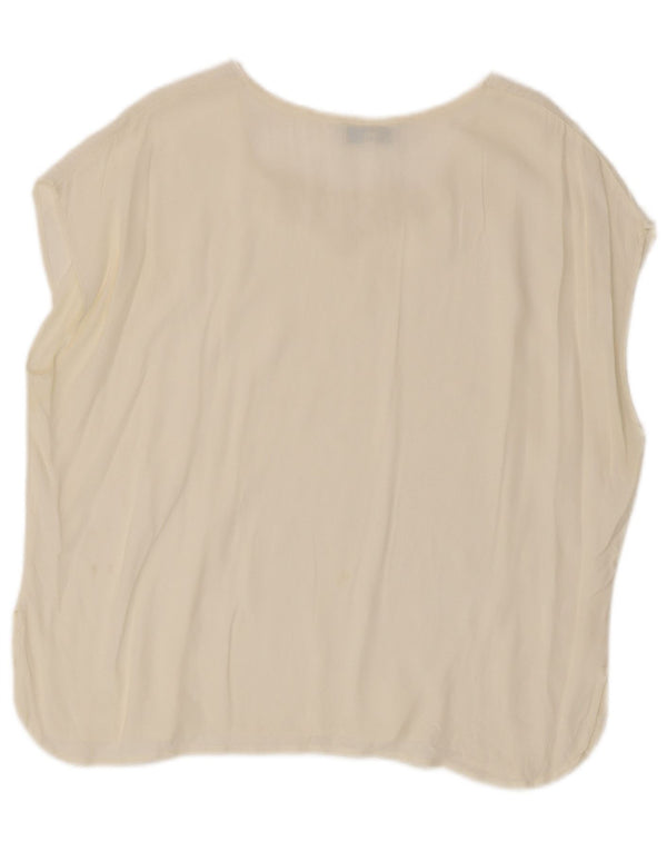 Женская блузка Fiori di Chiara Top IT 50 XL Белый Цветочный Ацетат