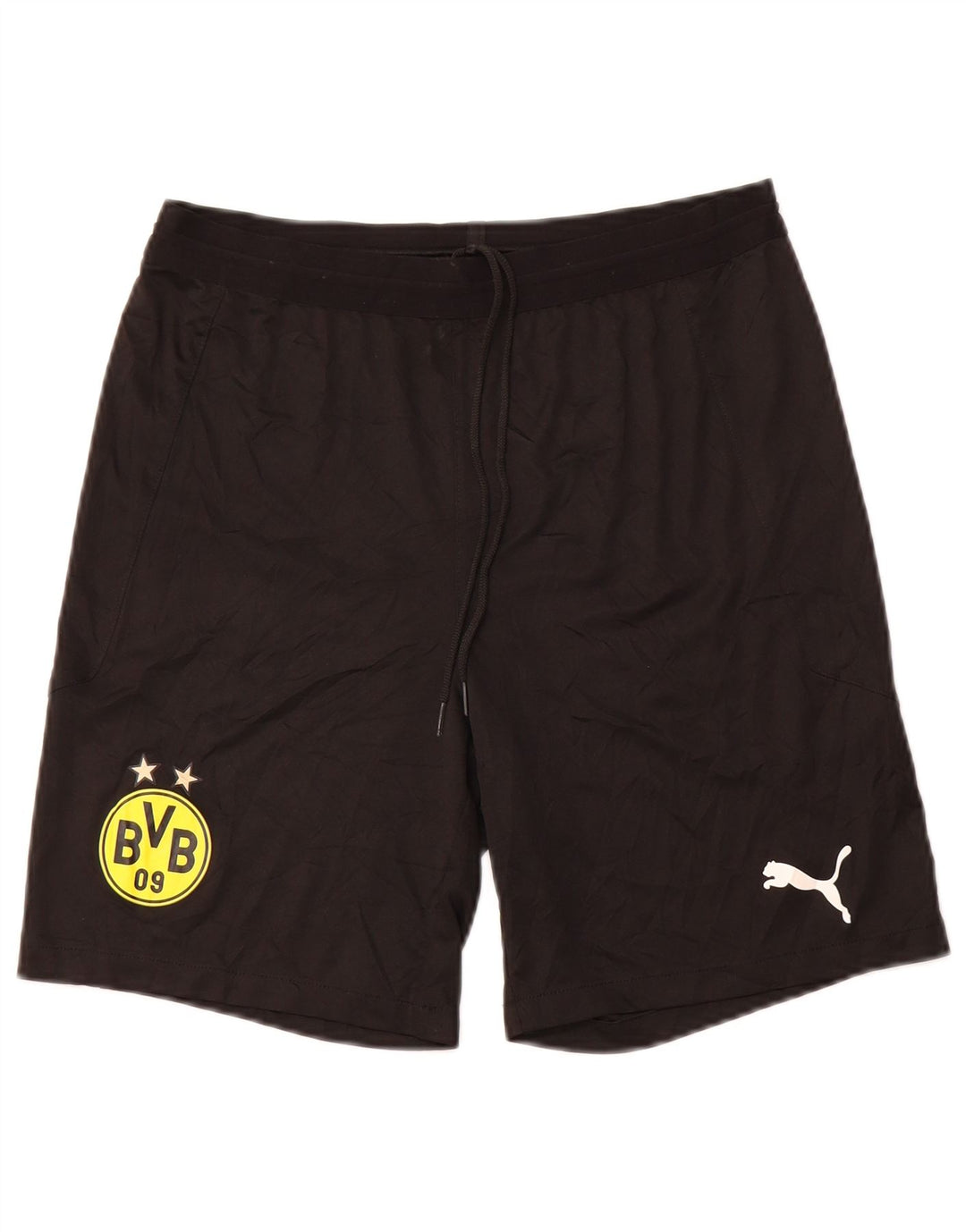 Женские спортивные шорты PUMA BVB Dortmund, средние черные