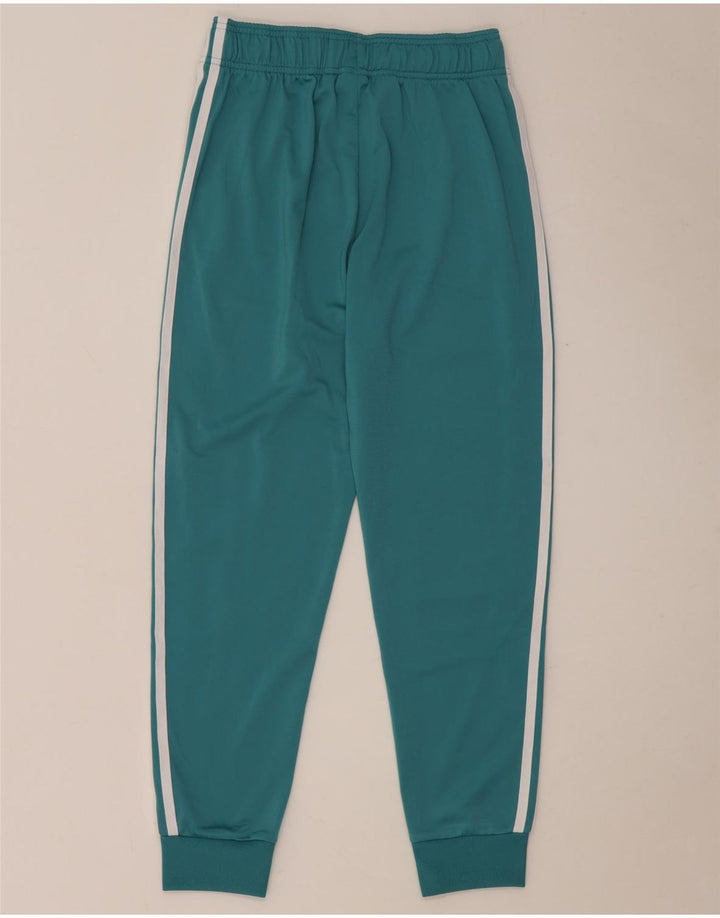 Спортивный костюм Adidas для девочек, брюки для бега, 12–13 лет, синий полиэстер