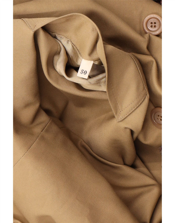 Винтажное женское двустороннее пальто IT 50 XL Бежевое