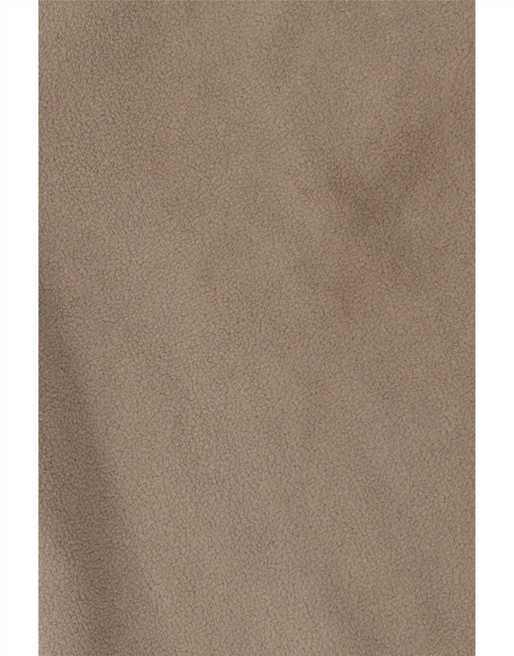 Мужской флисовый джемпер с воротником на молнии Weird Fish, большой размер, белый полиэстер