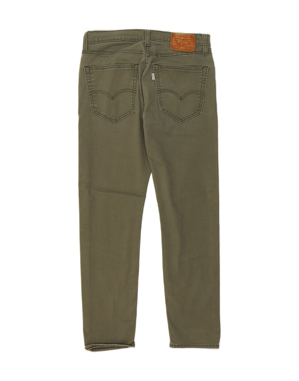 Мужские повседневные брюки LEVI'S 512 Slim Tapered W30 L30, зеленый хлопок