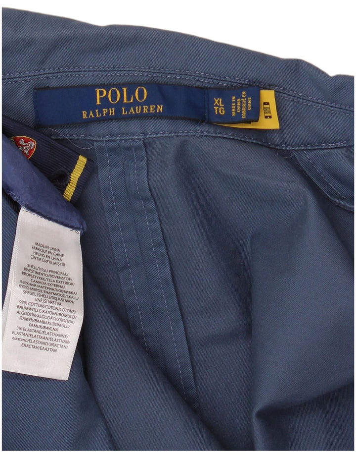 Мужской пиджак на двух пуговицах POLO RALPH LAUREN, Великобритания 42 XL, темно-синий, хлопок