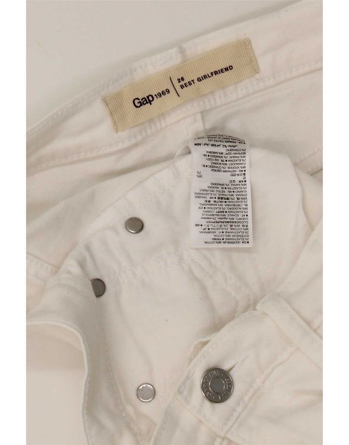 Женские узкие джинсы Gap W26 L26, белый хлопок