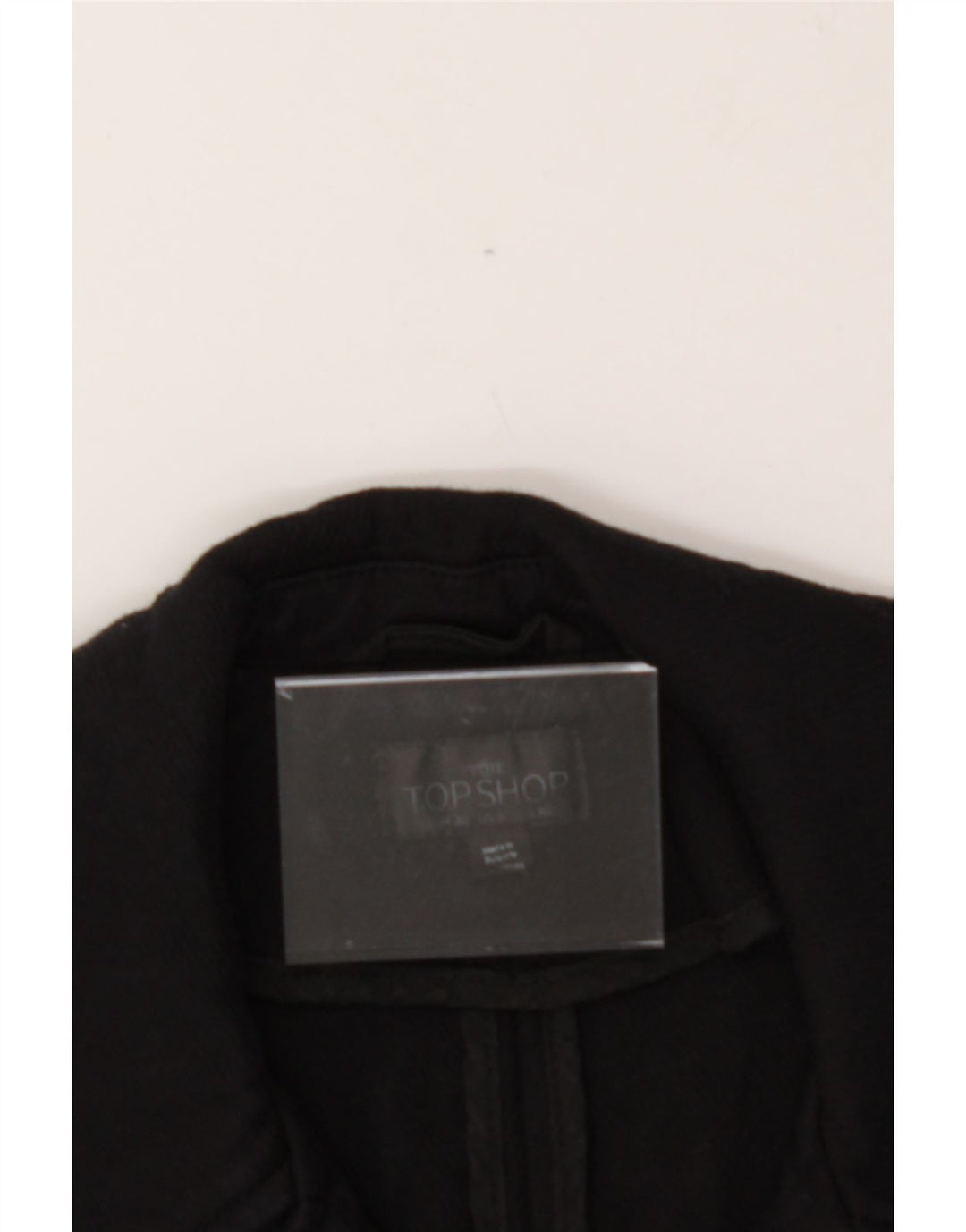 TOPSHOP Womens Oversized Overcoat UK 10 Small Black Vintage Topshop and Second-Hand Topshop from Messina Hembry 
