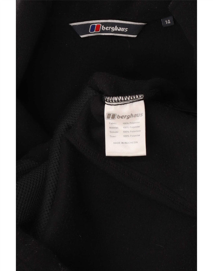 Женский флисовый жилет Berghaus UK 14, большой черный полиэстер