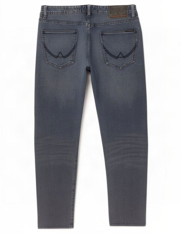 Мужские узкие зауженные джинсы Superdry W31 L32, синий хлопок
