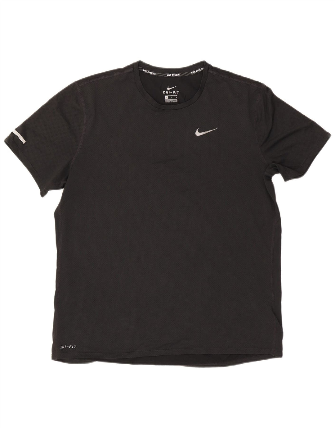 Мужская футболка Nike Dri Fit, большой черный полиэстер