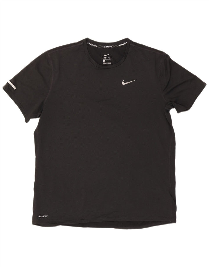 Мужская футболка Nike Dri Fit, большой черный полиэстер