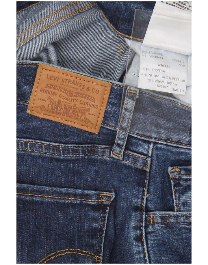 Женские джинсы LEVI'S 710 Super Skinny W30 L30 синие, хлопок