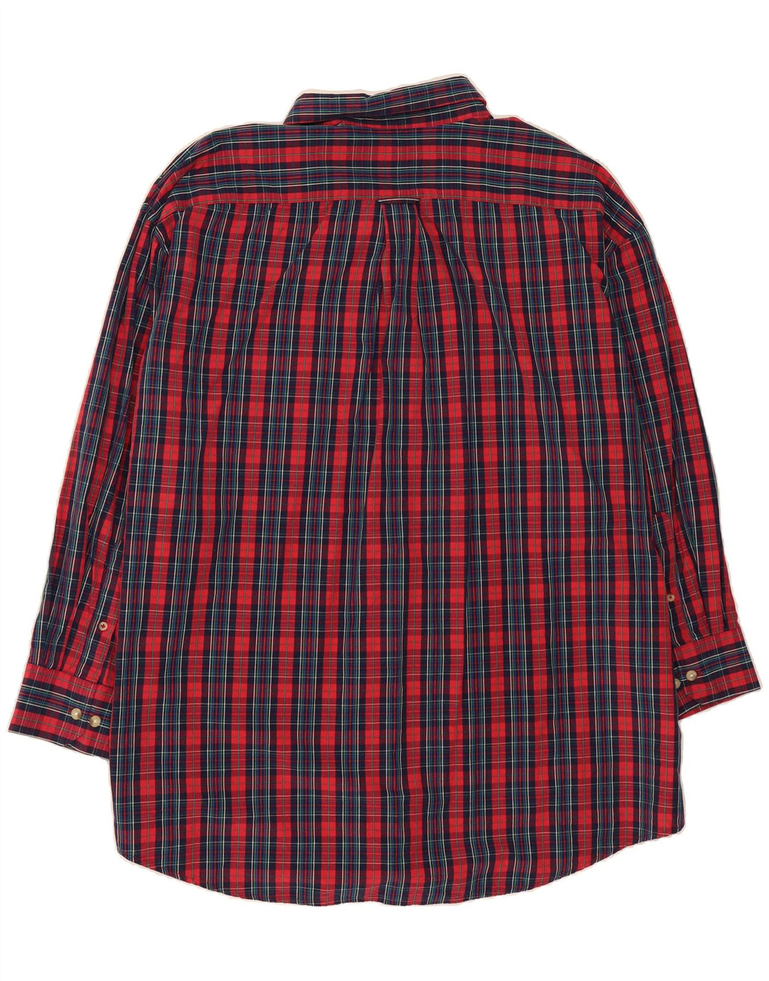 IZOD Mens Shirt 2XL Red Check Cotton Vintage Izod and Second-Hand Izod from Messina Hembry 