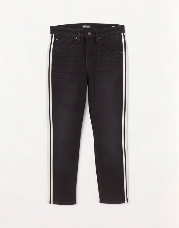 Мужские прямые джинсы Jack & Jones W34 L27, черный хлопок