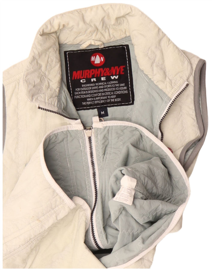 Мужской жилет Murphy & Nye UK 38 Medium Off White из полиамида