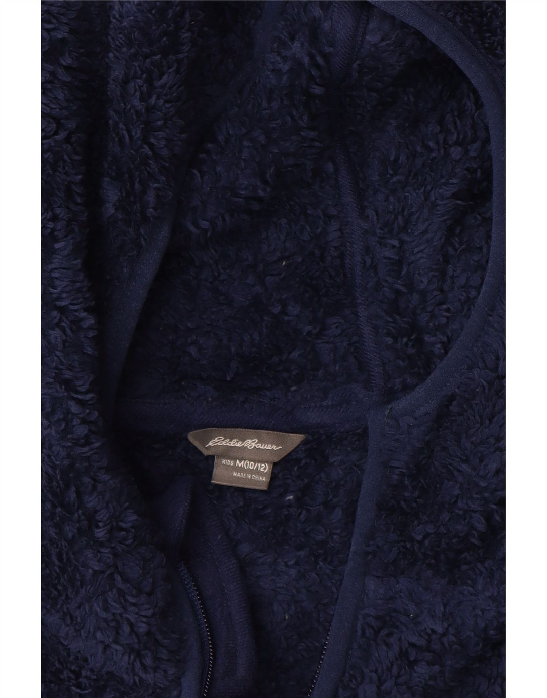 Флисовая куртка Eddie Bauer для мальчиков 10–11 лет, средний темно-синий с цветными блоками