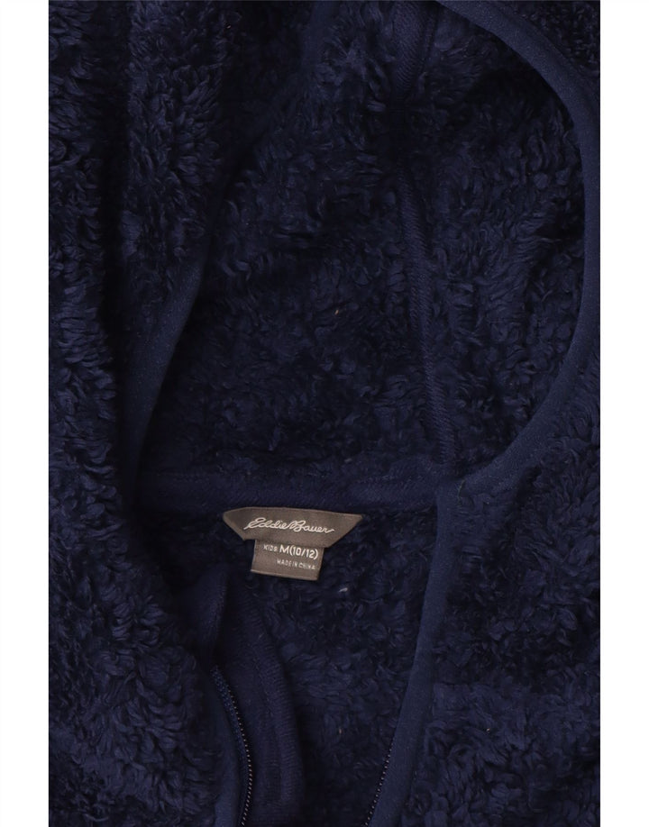 Флисовая куртка Eddie Bauer для мальчиков 10–11 лет, средний темно-синий с цветными блоками