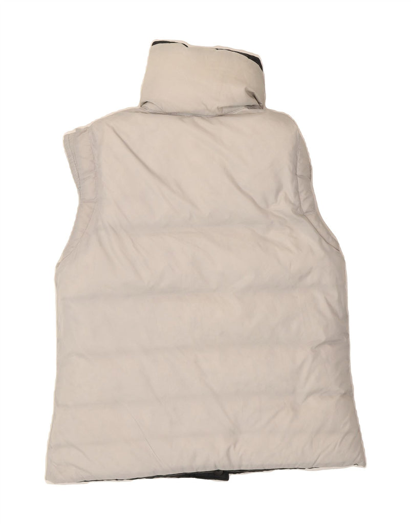 NIKE Womens Reversible Padded Gilet UK 8/10 Small Grey Colourblock Vintage Nike and Second-Hand Nike from Messina Hembry 