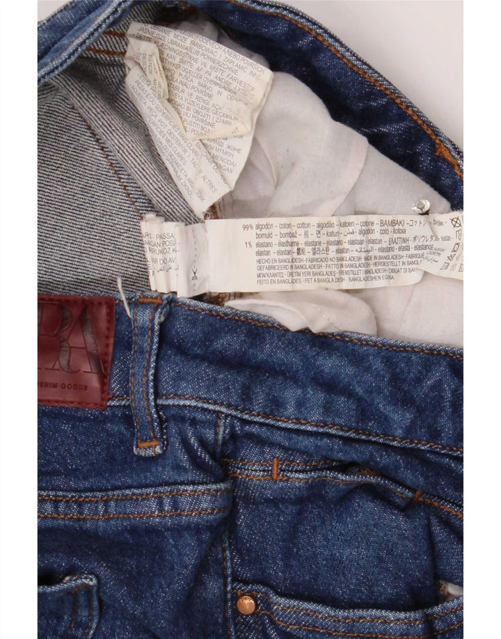 Женские расклешенные джинсы Zara EU 40 Medium W30 L32 Синий хлопок