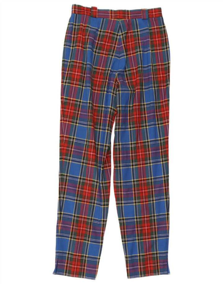 GARDEUR Женские костюмные брюки UK 12 Medium W28 L29 Разноцветная клетка