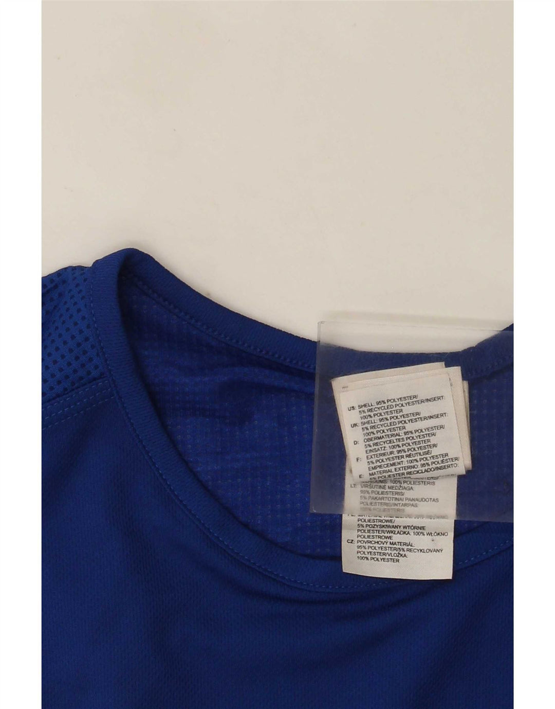 Мужской жилет Adidas Top Medium Blue из полиэстера