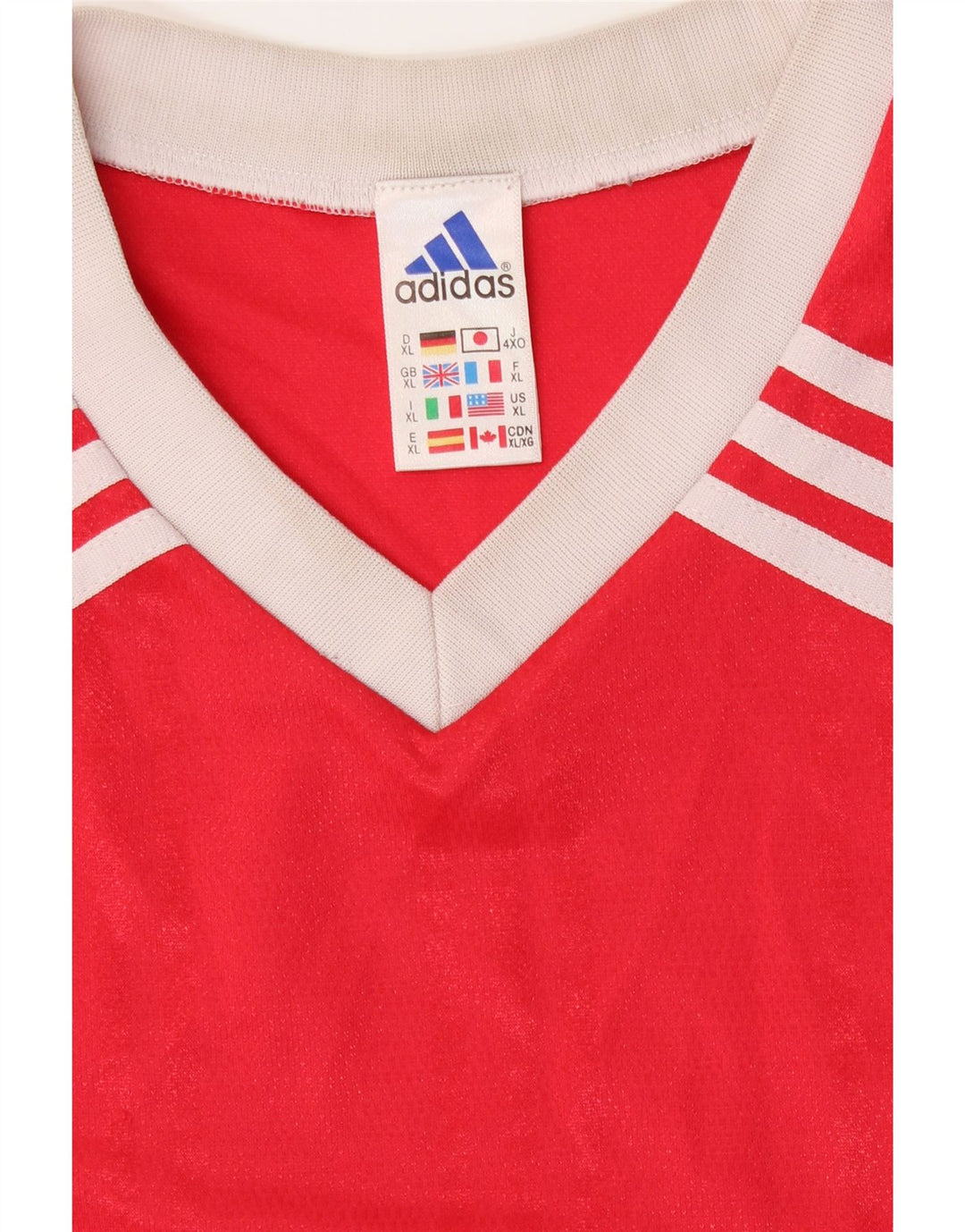 Мужская футболка с рисунком ADIDAS Top XL, красный полиэстер