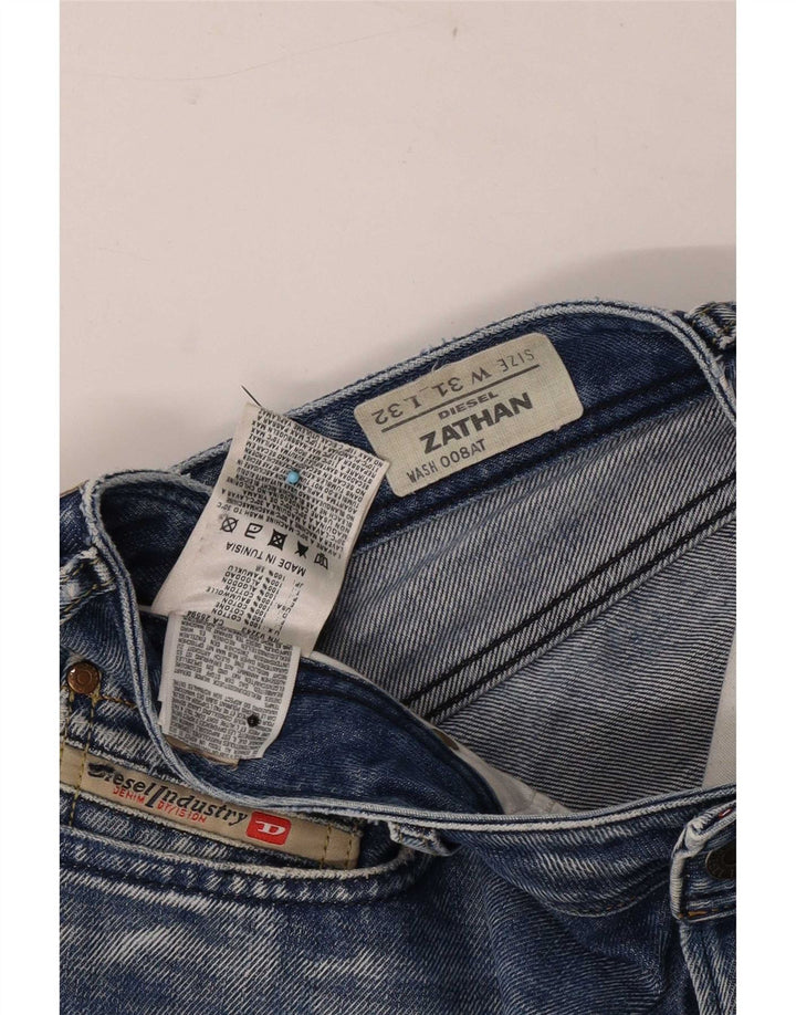 Мужские джинсы Diesel Zathan Bootcut W31 L32, синий хлопок