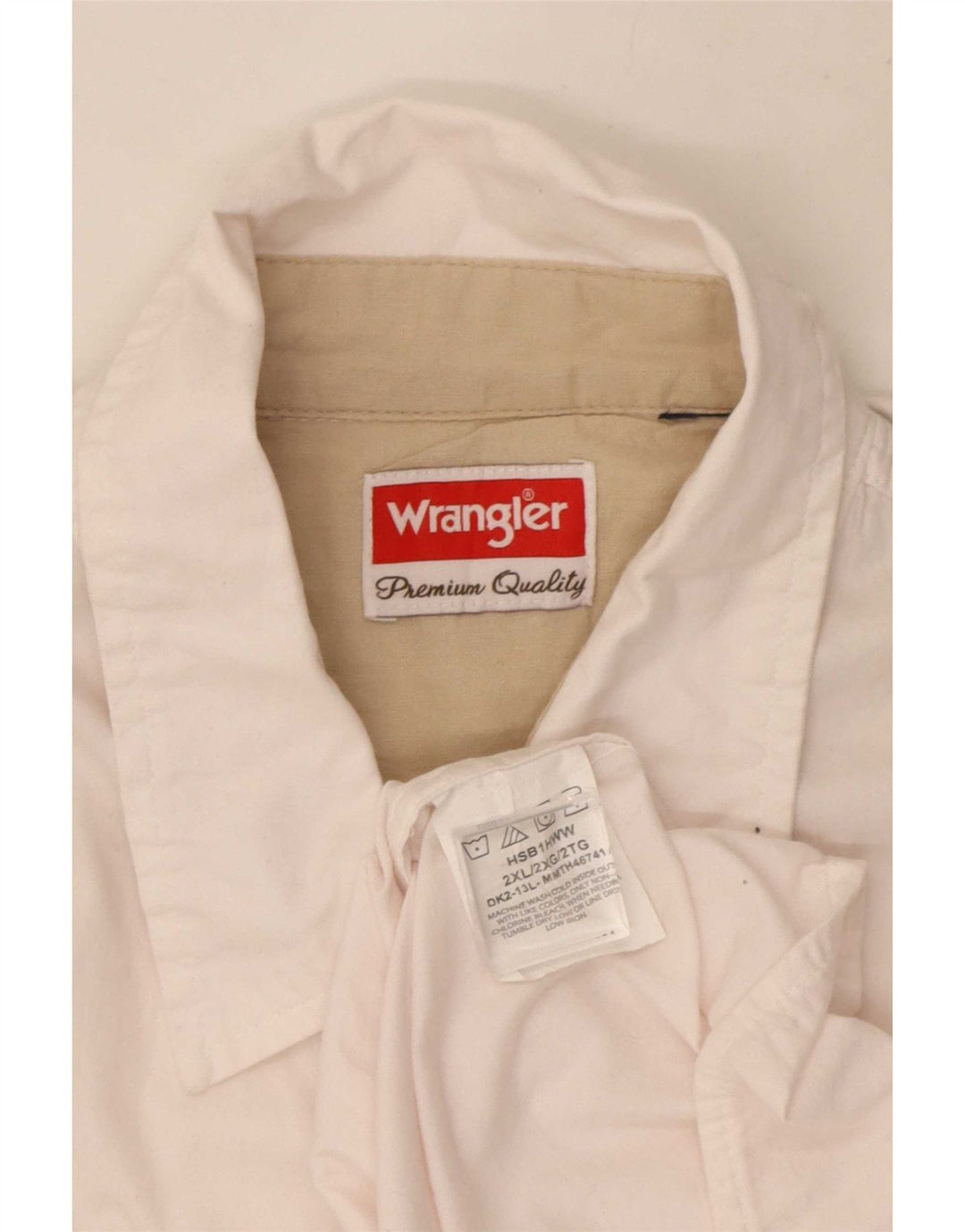 Рубашка мужская с коротким рукавом Wrangler 2XL розовая