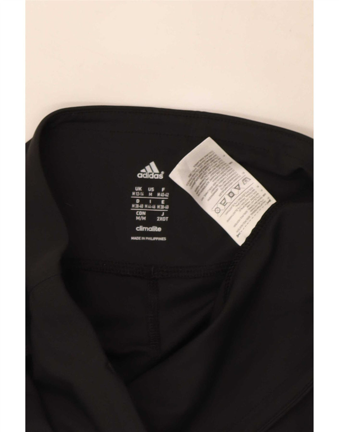 Женские леггинсы-капри Adidas Climalite UK 12/14, средний черный полиэстер