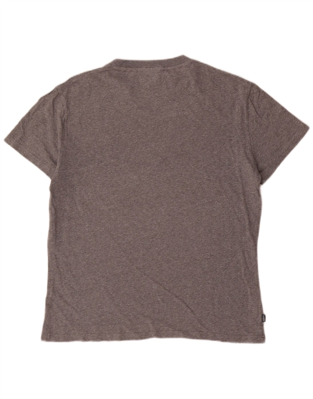 Женская футболка Superdry Top UK 16, большой серый хлопок с крапинками