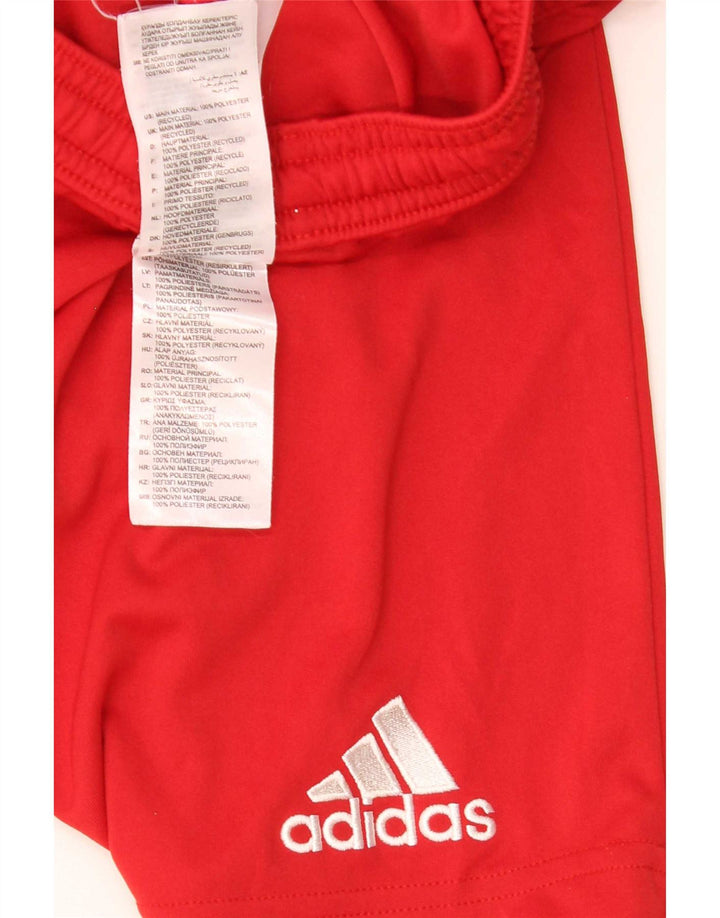 Мужские спортивные шорты Adidas, большой красный полиэстер