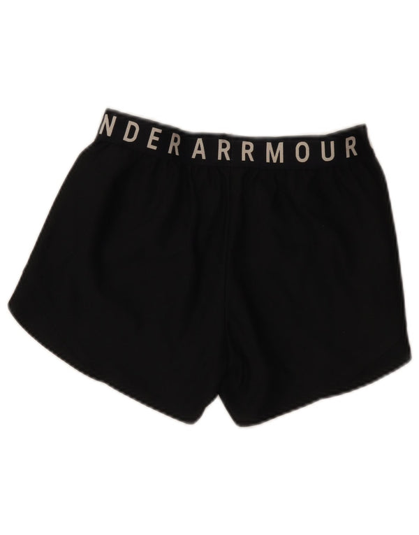 Женские спортивные шорты с рисунком Under Armour Heat Gear UK 6 XS, черный полиэстер