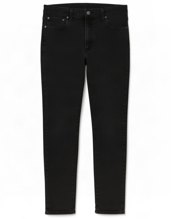 Мужские зауженные джинсы Levi's 512 W33 L32, черный хлопок