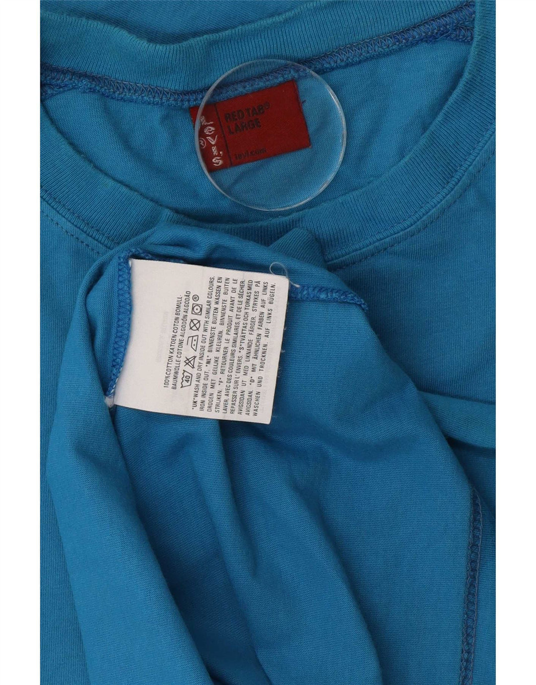 Мужской топ с рисунком Levi's, длинный рукав, большой синий, хлопок с цветными блоками