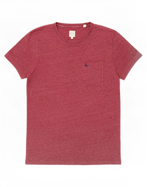 Мужская футболка Jack Wills Top среднего бордового цвета с крапинками, хлопок