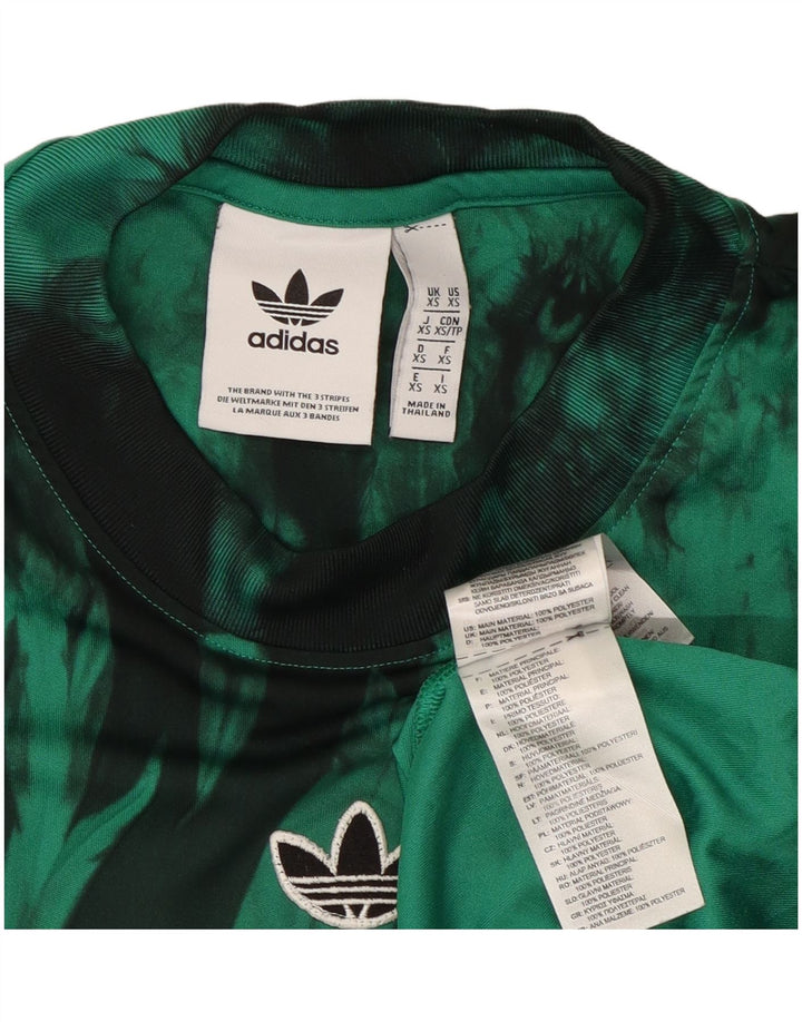 Мужская футболка Adidas Top XS Green Tie Dye из полиэстера