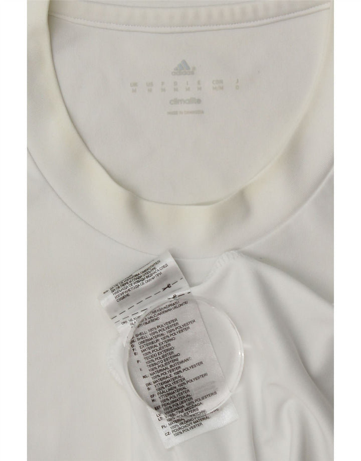 Мужская футболка Adidas Climalite Top Medium White Polyester