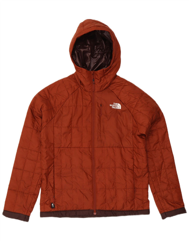 Мужская стеганая куртка с капюшоном The North Face UK 38 средний коричневый