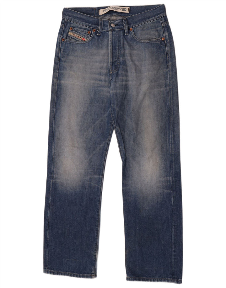 Мужские прямые джинсы Diesel W31 L30 синие, хлопок