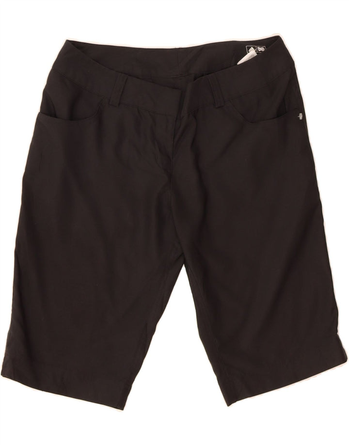 ADIDAS Womens Climalite Bermuda Shorts US 4 Small W27 Black Polyester Vintage Adidas and Second-Hand Adidas from Messina Hembry 