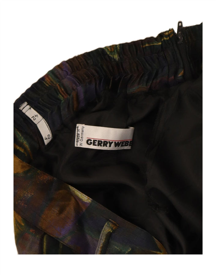 GERRY WEBER Womens Capri Trousers EU 42 Large W32 L20 Multicoloured Vintage Gerry Weber and Second-Hand Gerry Weber from Messina Hembry 