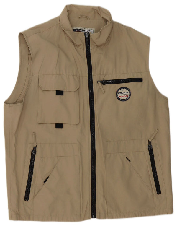 Мужской жилет Wampum Utility UK 42 XL, бежевый полиэстер