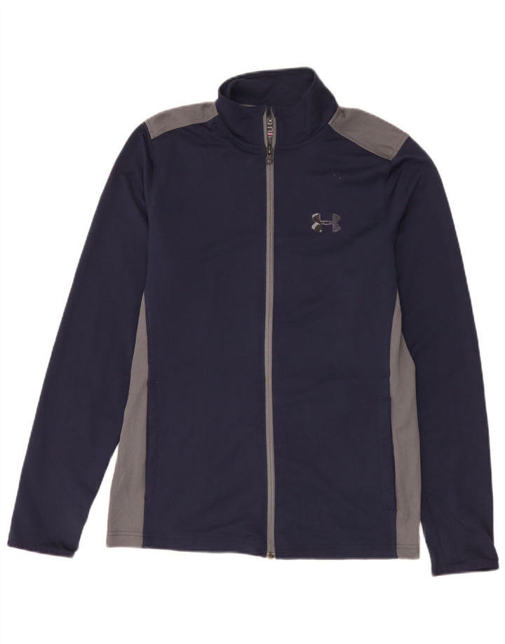 Мужской спортивный костюм Under Armour Heat Gear, верхняя куртка, маленький темно-синий