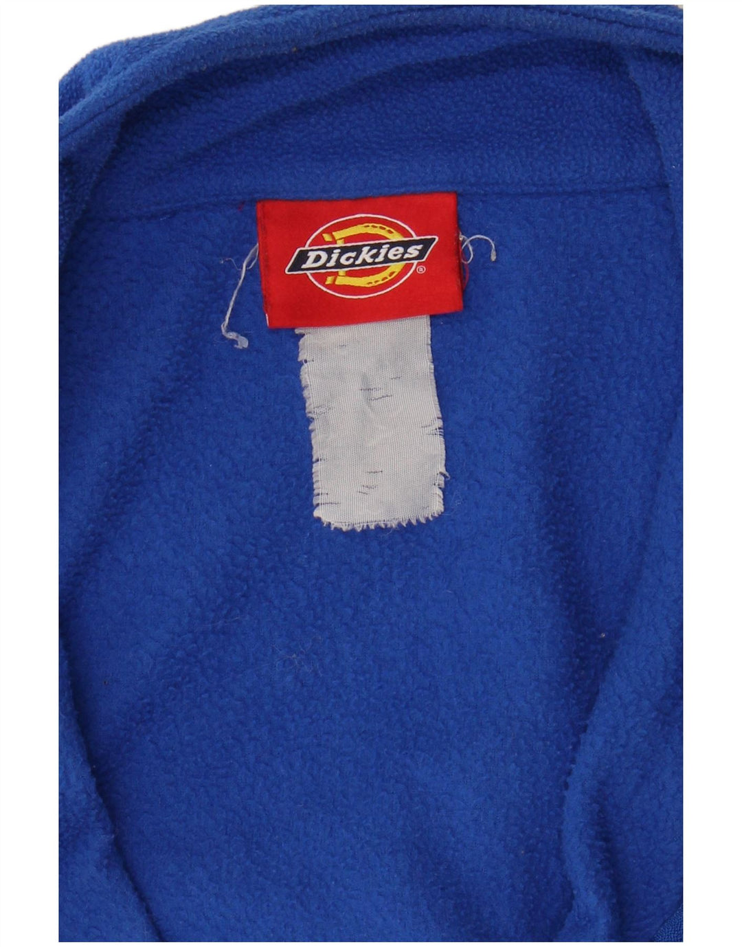 DICKIES Womens Fleece Jacket UK 16 Large Blue Polyester
