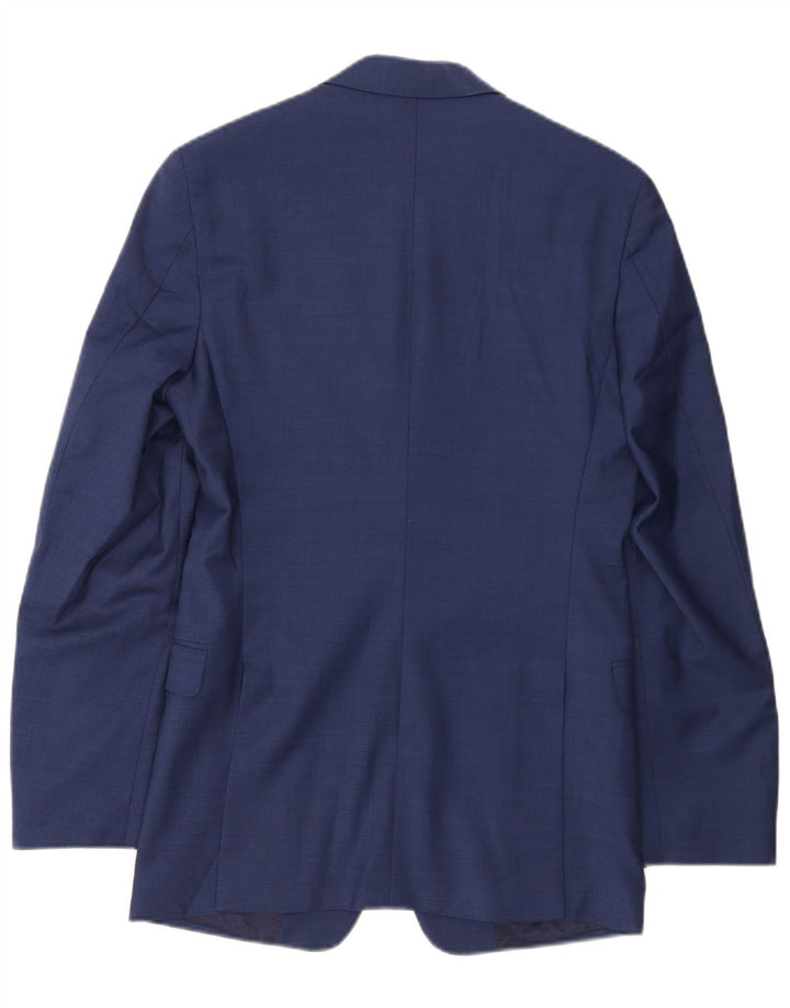 Мужской пиджак на двух пуговицах TOMMY HILFIGER UK 38, средний темно-синий, шерстяной