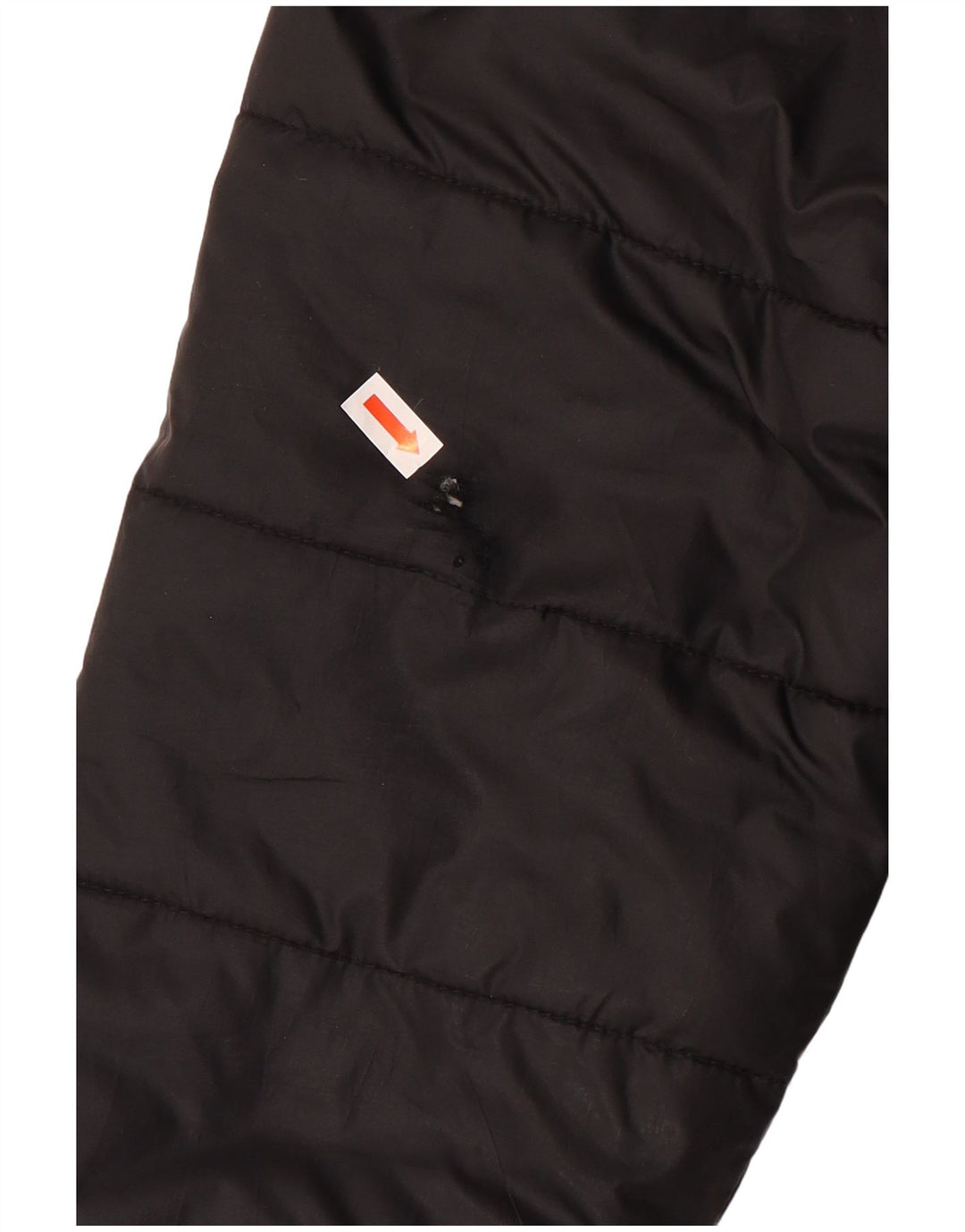Женская двусторонняя стеганая куртка оверсайз с капюшоном Ellesse UK 8, маленькая черная