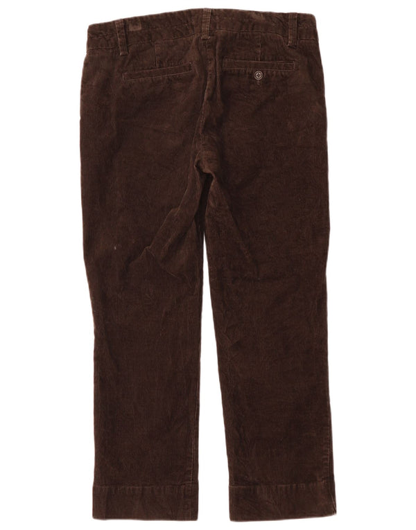 Женские укороченные вельветовые брюки городского кроя J. Crew, США 6, средние W32 L26, коричневые